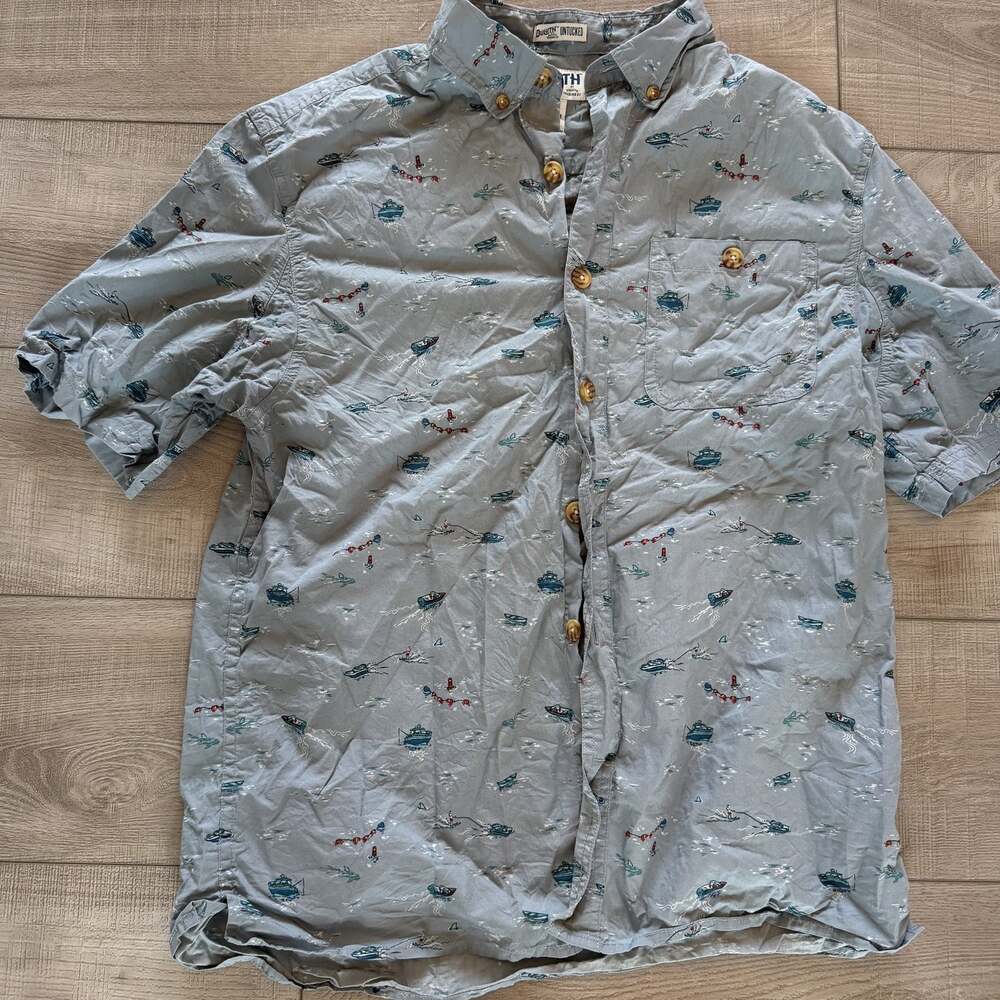 Duluth Trading Untucked Shirt Mens S Relaxed Fit